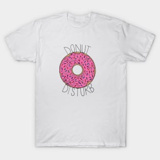 Donut Disturb - White T-Shirt